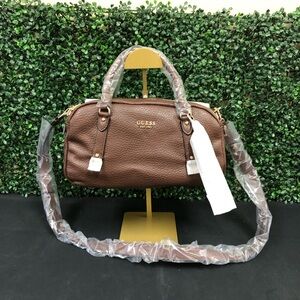 GUESS Marsha Medium Box Satchel Bag